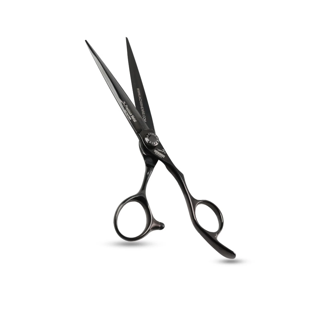 Professional Hair Cutting Scissors (Black) - (ELITE UBC)