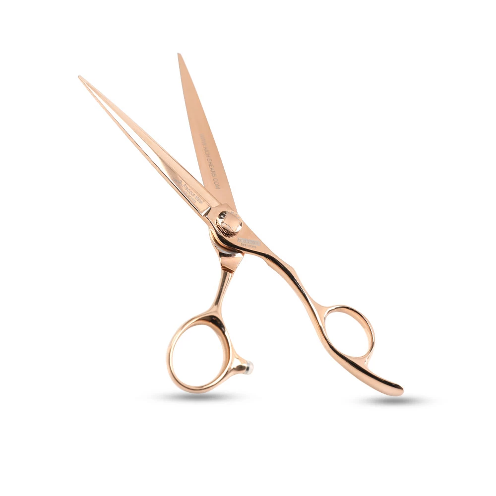 Professional Hair Scissors (Golden Shade) - (ELITE - UBD)